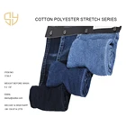 3/1 Twilled indigo 8.2oz good china fabric denim.