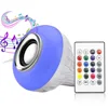 LED Wireless Light Bulb Speaker, RGB Smart Music Bulb E27 Remote Control 12W LED Bulb Speaker,led music bulb wireless bluetooth
