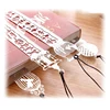 fashion promotional gift personalized creative brass etched logo mirror silver plated ruler metal bookmark blank