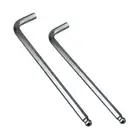 Customized special zinc surface treatment hand tool extra long allen hex key wrench