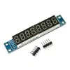 Led Dot Matrix 8 Digit Digital Tube Display Control Module 3.3v 5v Microcontroller 7 Segment Max7219 Led for arduino uno r3