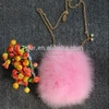 Pink turkey feather girl cute bag for fashion lovely women hand bag