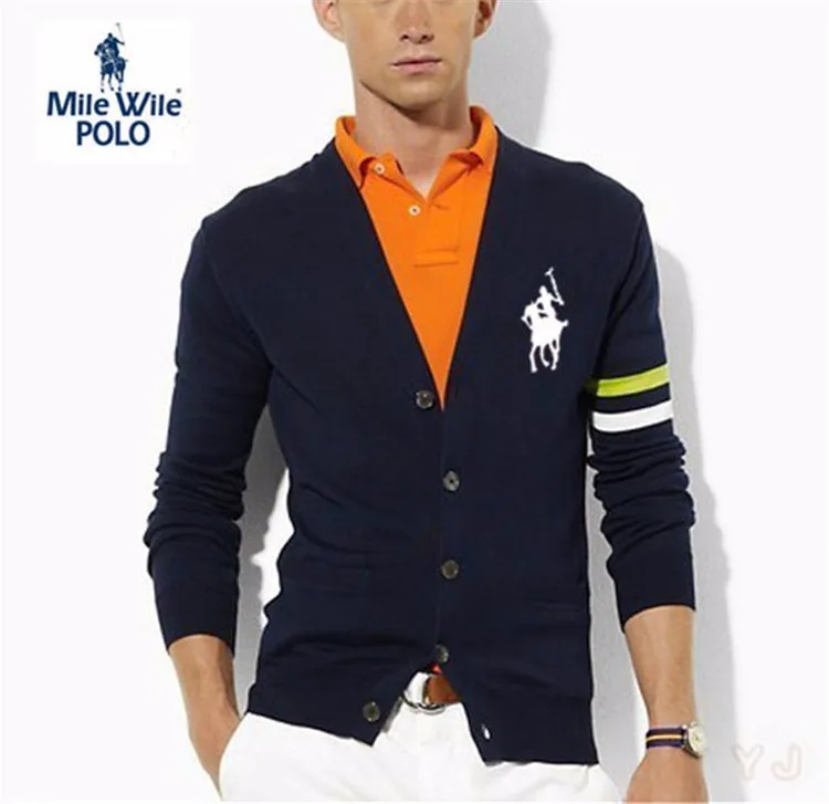 polo with cardigan