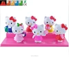 hot new products mini pvc plastic hello kitty figure toys for girl