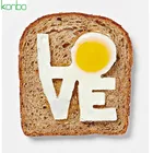 LOVE shape silicone pancake mold egg utensil industrial omelette maker