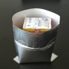 Thermal insulated box mailer bag for heating corrugated box with aluminum foil packaging liner