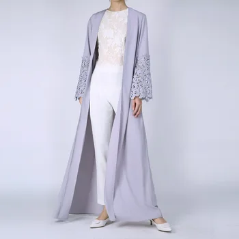 Muslim Long Sleeve Maxi Plus Size Dress 