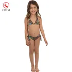 Wholesale New Design Kids Strapless Swimwear Girls Bikini