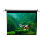 Home theater ceiling mount motorized projector screen 100 inch 16:9