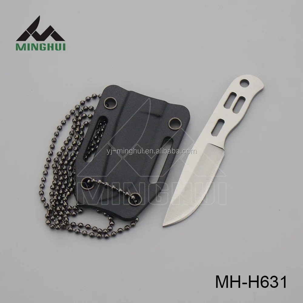 black color small fixed blade knife