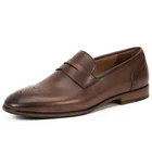 Name brand fashion designer wholesale custom casual genuine leather mens loafers shoes