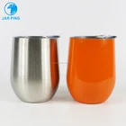 Hot Selling 9 oz Sublimation Stainless Steel Coffee Wine Mug Tumbler with Lid Made in China JP-6004-10