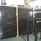 Polished Natural pietra brown marble slab for belluno brown marble medallion tile