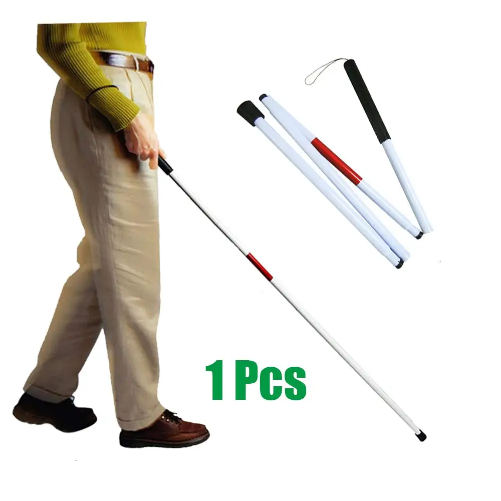 Adjustable Length Telescoping White Cane For The Blind Buy
