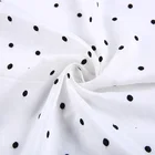 China supplier 12mm all over polka dot dress making cotton embroidered silk fabric