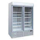 Commercial Refrigerated 2 Door Upright Freezer Glass Door