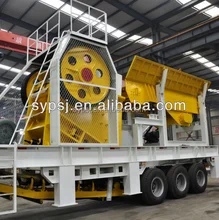Quarry project used mobile stone crusher plant price for sale