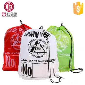 drawstring bag custom logo