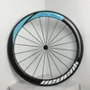 3 years warranty carbon Toray T700 wheels full carbon bike wheelsets , Clincher carbon bicycle wheels with Chosen hubs