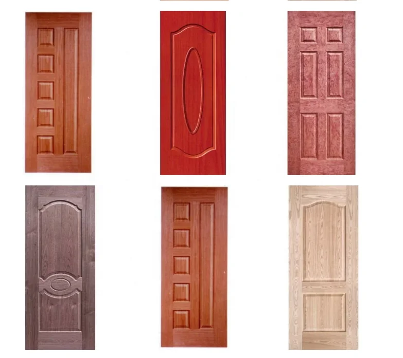 natural wood veneer mould door skin in low price