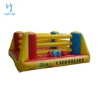 Factory price bouncy outdoor giant interactive inflatable boxing games