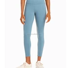 87% polyester 13% spandex blue yoga pants wholesale