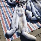 ALICEFUR Wholesale price blue fox skin real natural blue fox fur pelt for sale