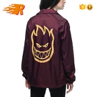 Custom Nylon Bighead Printing Maroon Coaches Jacket