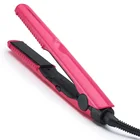 Professional Ceramic LCD Display Digital Heat Settings MAX 450 F 2 in 1 Hair Styler 1 inch Hair Straightener Flat Iron