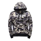 Men's 100% Polyester Fleece Printed Long Sleeve Fashion Pullover Sweatshirt Sporting Running Wholesale Camo Hoodies