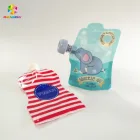 Spout pouch juice liquid self-supporting bag filling capping for soybean milk