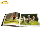China Supplier embossing hardcover books landscape book printing