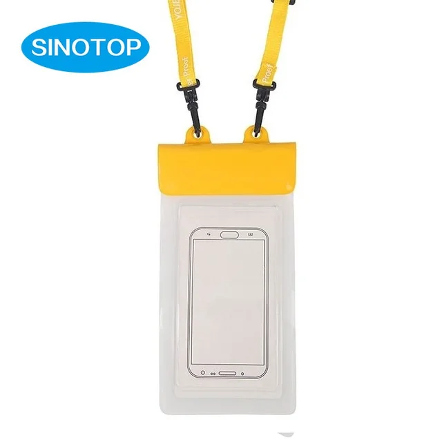 100% Waterproof Bag sealed Waterproof Durable Underwater back cover Case For phone