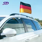 wholesale Custom car window flag pole hood cover flag holder car flag