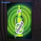 Custom outdoor Aluminum Frame LED flash light sign dynamic led light box