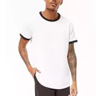 YL OEM Wholesale hemp / cotton t-shirt with black details