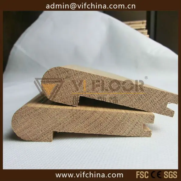 Nariz de escalera de roble macizo-Accesorios para pisos -Identificación