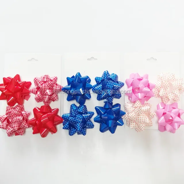 hot sale decoration star bow for gift packing