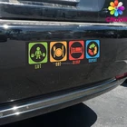 Custom logo strong adhesive bumper body window car sticker