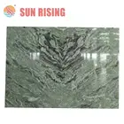 New Luxury Green Onyx Book Matched Marble Slabs for Hotel Decoration