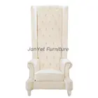 Cheap White Wooden Beauty Salon High Back Chairs for Sale