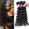 Brazilian Deep Wave Virgin Hair 3 Bundles Natural Hair Style For Black Women 100% Durable Remy Human Hair