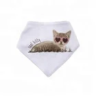 double layer adult cotton training baby drool bibs
