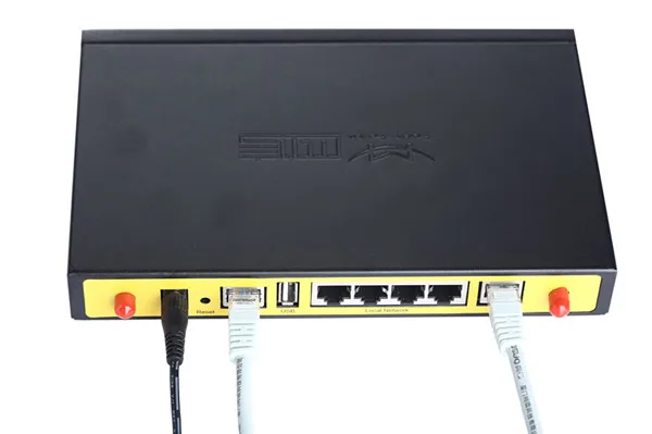 F8134 4 LAN port RJ45 Ethernet GPRS wifi ZigBee Gateway for Street Light Control - ANKUX.COM