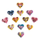 Heart shape romantic gift custom design cute crystal fridge magnet