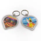 China Wholesale vinyl plastic Whistle brave hearts pop eye glass dumpling enamel Keychain / Key Finder