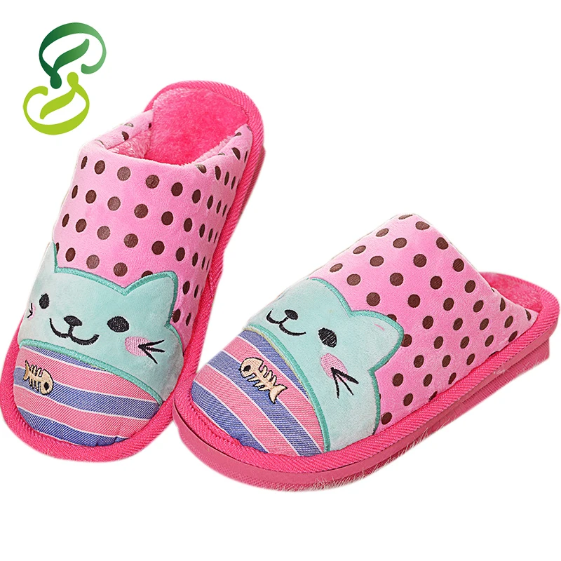 2015 Fashion Winter pantufa Men Women shoes Home slippers Plush slipper long flush Lovely Cartoon warm slippers