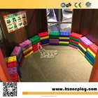 CE certified Educational big Plastic Building Blocks Happy Big Blocks for Children Play Corner