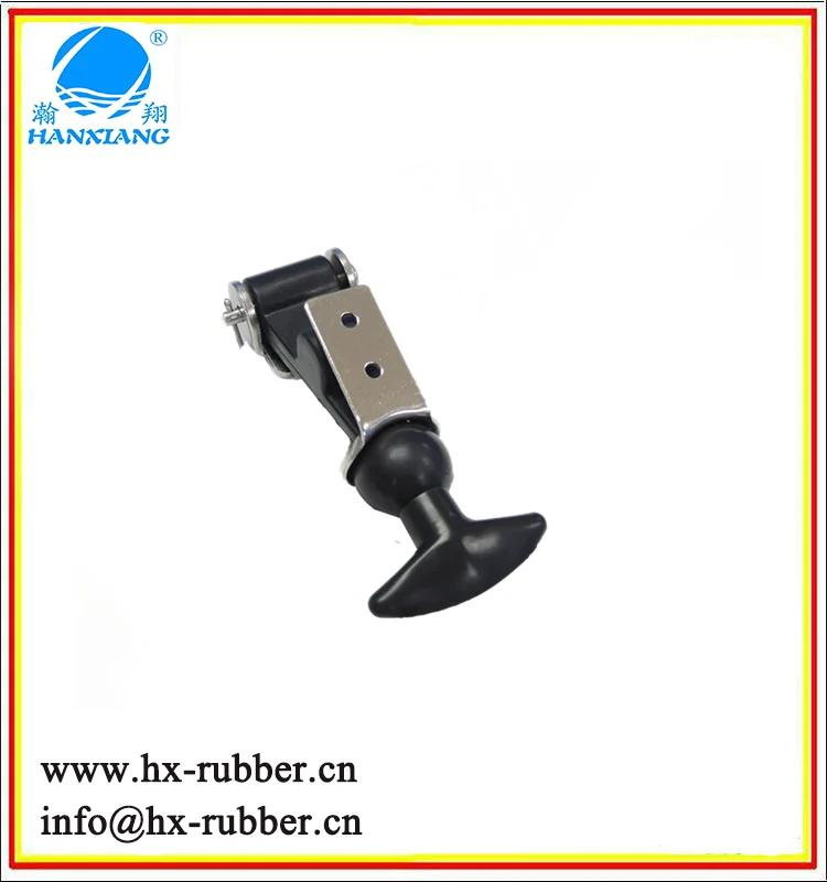 soft black rubber hood latch with keeper (6).png