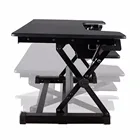 Simple ergonomic design portable computer laptop workstation sit to stand desk